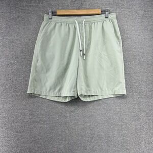 Shaft N Balls Shorts Men Size Medium Light Green Golf Causal Drawstring